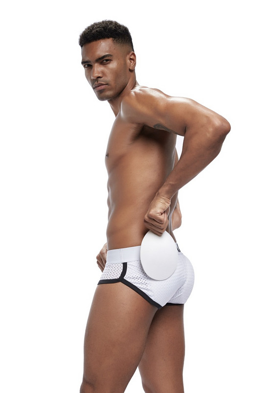 naujas tinklinis kvėpuojantis vyriškas apatinis trikotažas priekinis kaušelis + užpakalinės vyriškos klubinės kelnaitės su paminkštinimu ir nuimamos