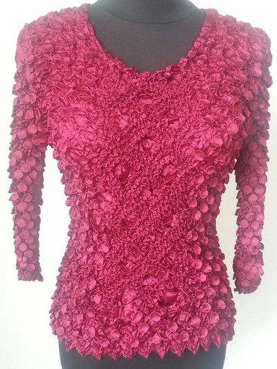 Cămașă cu mânecă lungă pentru femei, cu floricele elastice, tricouri cu monede