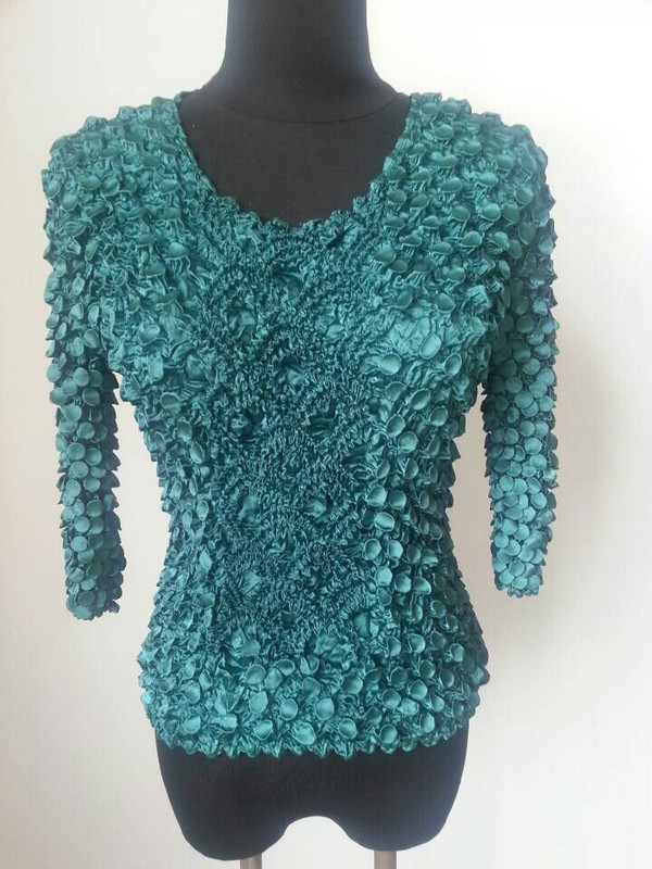 Cămașă cu mânecă lungă pentru femei, cu floricele elastice, tricouri cu monede