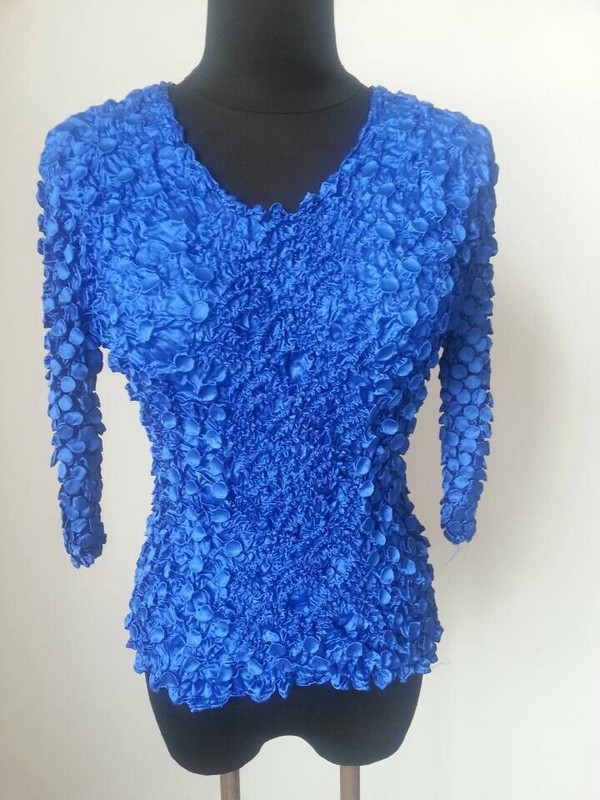 Cămașă cu mânecă lungă pentru femei, cu floricele elastice, tricouri cu monede