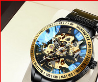 Vízálló férfi karóra bőr szíjjal