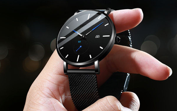 Ceas rotund elegant pentru bărbați