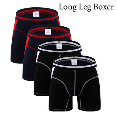Új Férfi Fehérnemű Boxer Hosszú láb Rövid Boxer Homme Bugyik Calzoncillos Férfi Boxernadrág Férfi Heren Ondergoed Lange Pijpen XXXL