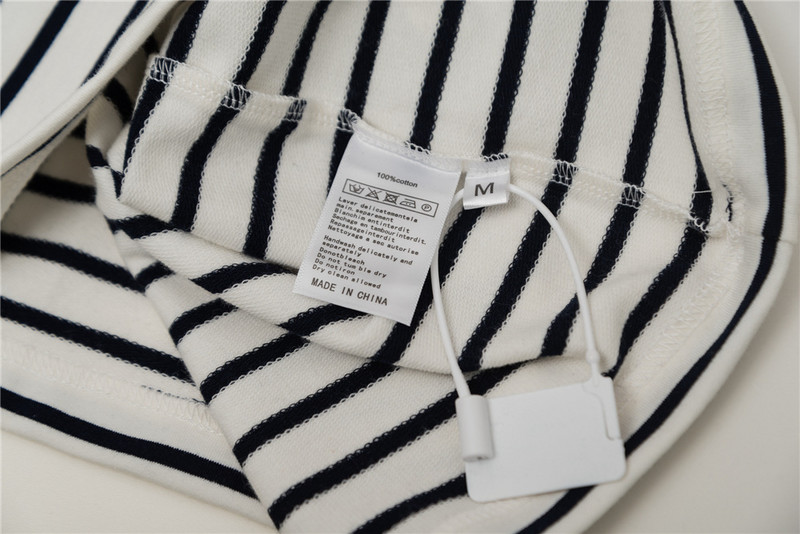 2022 m. ankstyvo pavasario nauji moteriški medvilniniai dryžuoti marškinėliai moteriški marškinėliai su iškirpte ilgomis rankovėmis, madingi moteriški marškinėliai