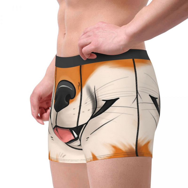 Bărbați Boxer Chiloți Fox Lenjerie Respirabilă Homme Printed Plus Size Chiloți