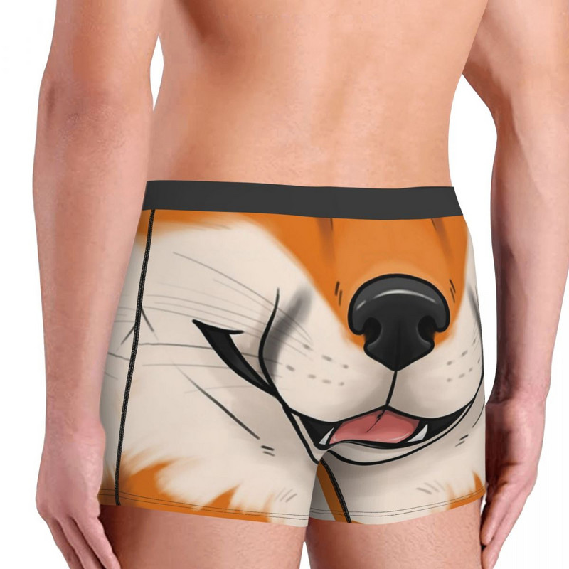Bărbați Boxer Chiloți Fox Lenjerie Respirabilă Homme Printed Plus Size Chiloți