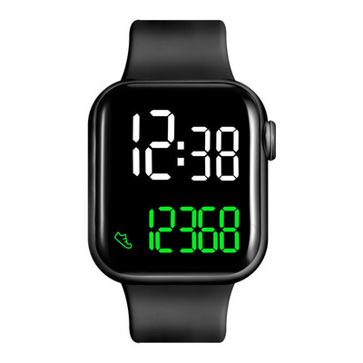Muški elektronički sat s gumenim remenom
