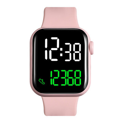 Muški elektronički sat s gumenim remenom