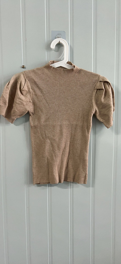 OCEANLOVE Tricou cu mânecă lanternă pentru femei, tricot vintage solid, primăvară, toamnă, Ropa Mujer Ins, tricou de modă coreeană, toate se potrivesc