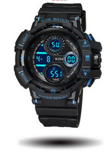 Sporta elektroniskais pulkstenis ar gumijas siksniņu