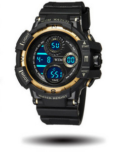 Sporta elektroniskais pulkstenis ar gumijas siksniņu