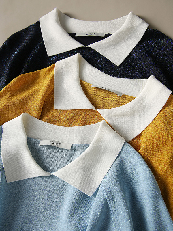 Särav siidist kootud T-särk Naiste lühikeste varrukatega T-särk Naiste suve T-särgid Korea mood Naiste riided Camisetas De Mujer