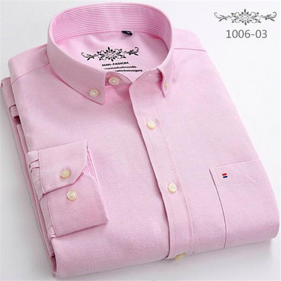 S~6XL medvilniniai Oksfordo marškiniai vyriški ilgomis rankovėmis languoti dryžuoti laisvalaikio marškiniai vyriški, įprasto prigludimo kišeniniai darbo vyriški marškiniai