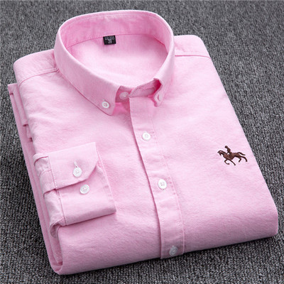 S~6XL medvilniniai Oksfordo marškiniai vyriški ilgomis rankovėmis languoti dryžuoti laisvalaikio marškiniai vyriški, įprasto prigludimo kišeniniai darbo vyriški marškiniai