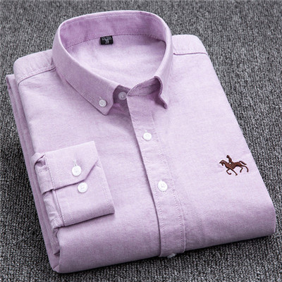 S~6XL medvilniniai Oksfordo marškiniai vyriški ilgomis rankovėmis languoti dryžuoti laisvalaikio marškiniai vyriški, įprasto prigludimo kišeniniai darbo vyriški marškiniai