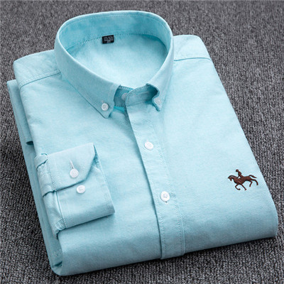 S~6XL medvilniniai Oksfordo marškiniai vyriški ilgomis rankovėmis languoti dryžuoti laisvalaikio marškiniai vyriški, įprasto prigludimo kišeniniai darbo vyriški marškiniai