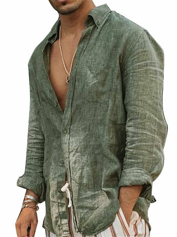 Suvised linased särgid meestele Pluusid Camisas De Hombre Chemise Homme De Luxe Meeste riided Ropa Hombre Roupas Masculinas Vintage