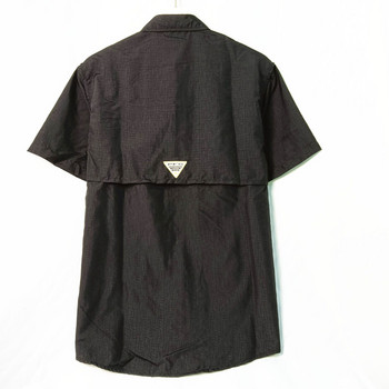 Ανδρικό ριγέ πουκάμισο ψαρέματος 2022 Casual πουκάμισο πουκάμισο με κοντό μανίκι για άνδρες Blusas Camisa Masculina Χαλαρά μεσήλικες και ηλικιωμένες