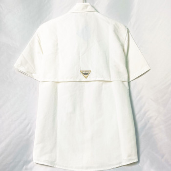 Ανδρικό ριγέ πουκάμισο ψαρέματος 2022 Casual πουκάμισο πουκάμισο με κοντό μανίκι για άνδρες Blusas Camisa Masculina Χαλαρά μεσήλικες και ηλικιωμένες
