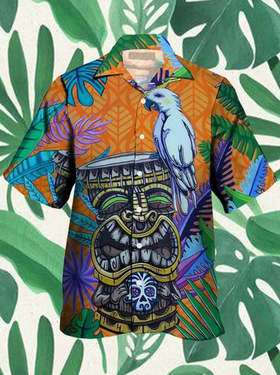 2022. gada brīvi elpojoši 3D drukas modeļi, stilīgi, moderni havajiešu krekli, pludmales ballīšu topi ar īsām piedurknēm vasaras vīriešu krekli