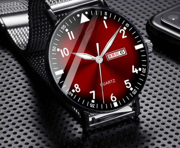 Vyriškas mechaninis laikrodis su nerūdijančio plieno apyranke – atsparus vandeniui