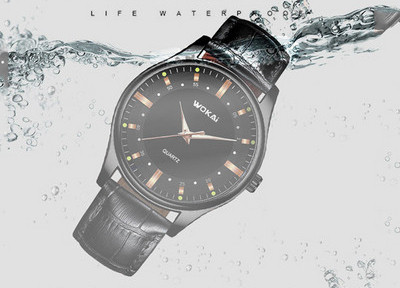 Naujo modelio vyriškas laikrodis su odiniu dirželiu