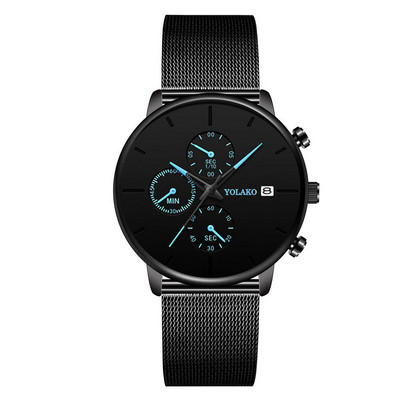 Ceas bărbătesc mecanic cu cadran rotund