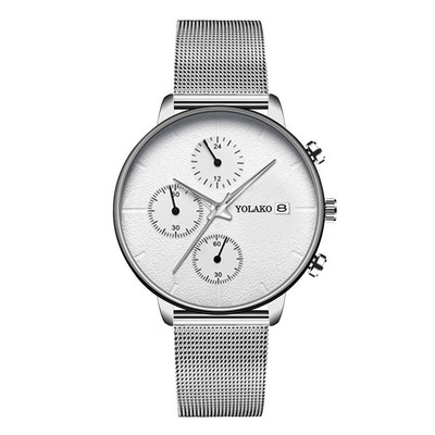 Ceas bărbătesc mecanic cu cadran rotund