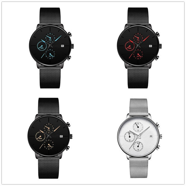 Ceas bărbătesc mecanic cu cadran rotund