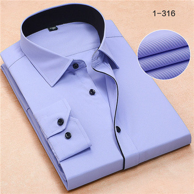 DAVYDAISY 2020 Férfi ing, hosszú ujjú férfi alkalmi üzleti ruha Ingek Slim Fit fehér munkaing Férfi camisa masculina DS167