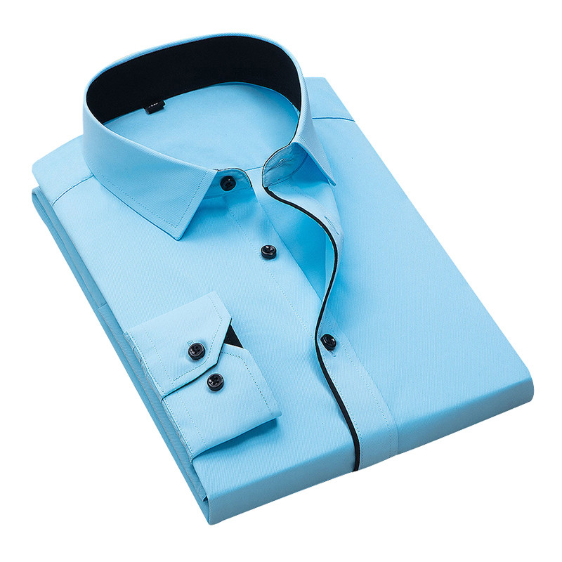 DAVYDAISY 2020 Férfi ing, hosszú ujjú férfi alkalmi üzleti ruha Ingek Slim Fit fehér munkaing Férfi camisa masculina DS167