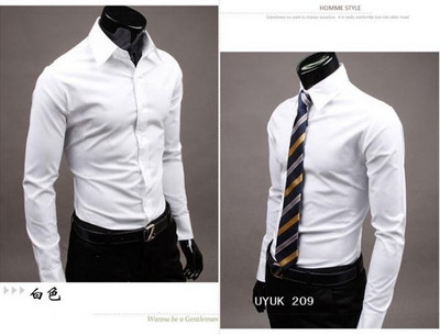 2019 Férfi karcsúsított, egyedi nyakkivágású, stílusos ruha, hosszú ujjú, alkalmi ingek férfi ing Camisa Camisas Masculina lehajtható gallér