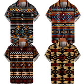 Tricou hawaian pentru bărbați Y2K Hombre Cămașă de modă Vintage 3D imprimat confortabil, casual, cu mânecă scurtă, haine supradimensionate pentru plajă