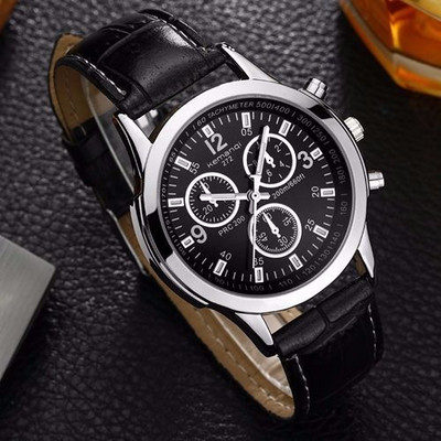 Moderan muški sat s kožnim remenom