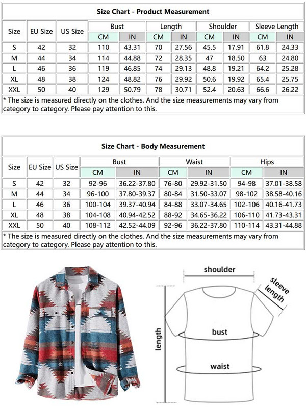 ZAFUL Férfi ing törzsi geometrikus nyomtatású keverék gyapjú etnikai kabát ingek férfiaknak alkalmi hosszú ujjú kabát őszi télre