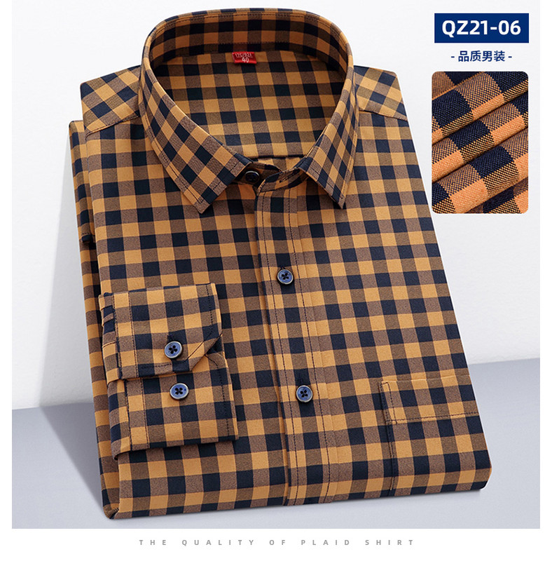 2022 m. Nauji languoti vyriški marškiniai ilgomis rankovėmis Medvilniniai laisvalaikio marškiniai Vyriški krūtinės kišenė Reguliariai tinka vyriški socialiniai marškiniai Drabužiai 4XL