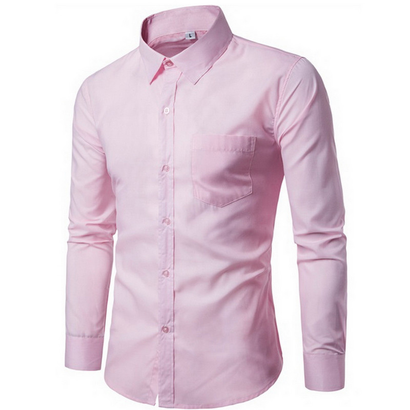 2022-es új férfi ing hosszú ujjú karcsúsított férfi ingek Designer kiváló minőségű tömör férfi ruha Fit üzleti ingek zseb nélkül