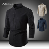 Cămăși pentru bărbați cu mânecă lungă 2022 Cămăși formale pentru bărbați Slim Fit Business Stretch Anti-rid Instrumente profesionale Bluză pentru bărbați