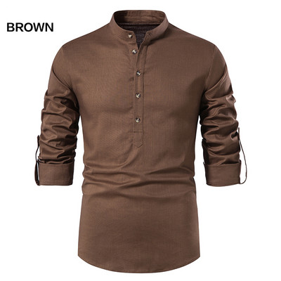 Cămăși pentru bărbați cu mânecă lungă 2022 Cămăși formale pentru bărbați Slim Fit Business Stretch Anti-rid Instrumente profesionale Bluză pentru bărbați