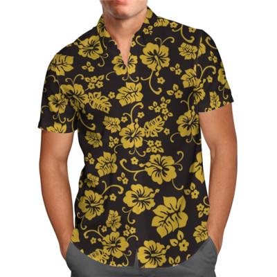 Cămașă Hawaii Plajă de vară Flori tropicale Cămașă hawaiană Cămașă pentru bărbați cu imprimeu 3D Tricou pentru femei Cămăși hip hop Costum cosplay 01