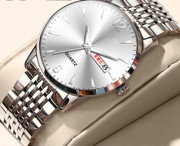 Veekindel meeste käekell helendavate näpunäidetega