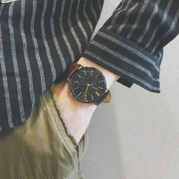 Ceas electronic pentru bărbați cu cadran rotund