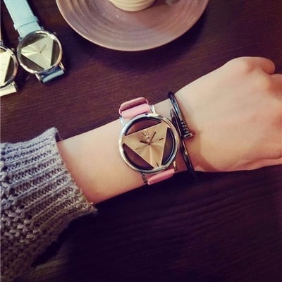 Vyriškas laisvalaikio laikrodis – su odiniu dirželiu