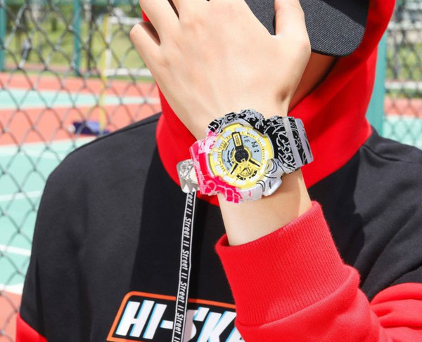 Új modell férfi vízálló karóra kerek számlappal