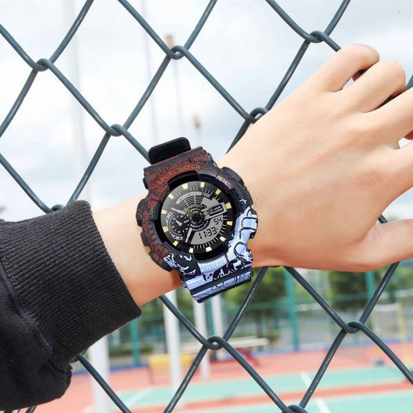 Új modell férfi vízálló karóra kerek számlappal