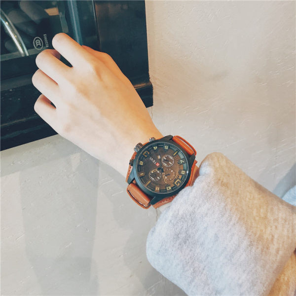 Vyriškas vandeniui atsparus laikrodis