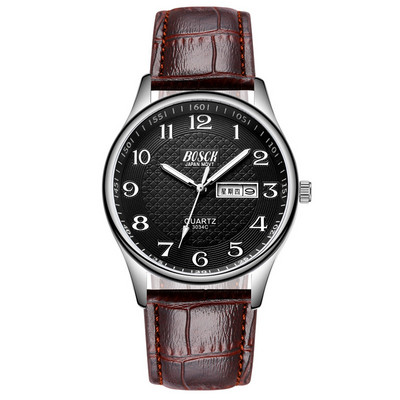 Vandeniui atsparus vyriškas laikrodis su nerūdijančio plieno apyranke