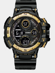 Šviečiantis vandeniui atsparus laikrodis