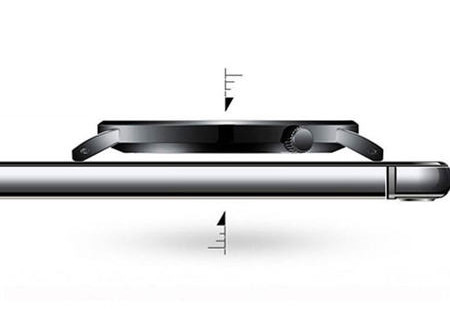 Muški sat s metalnim remenom i svjetlećim kazaljkama