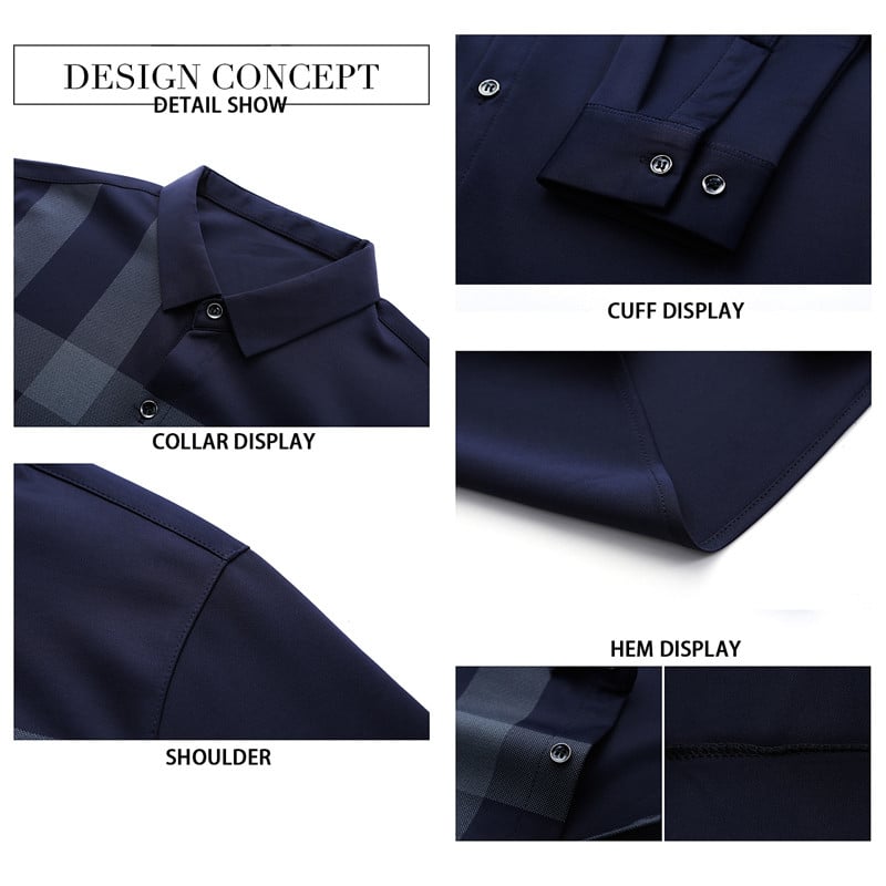 BROWON laisvalaikio vyriški marškiniai 2022 m. pavasario rudens dryžuoto dizaino vintažinio stiliaus marškiniai ilgomis rankovėmis verslo vakarėliui mažinantys raukšles